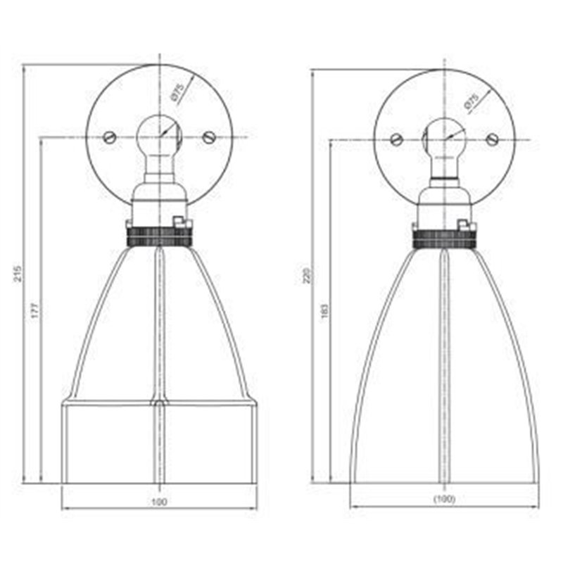 Tekna NAUTIC Stiffkey Ondine Wall lamp
