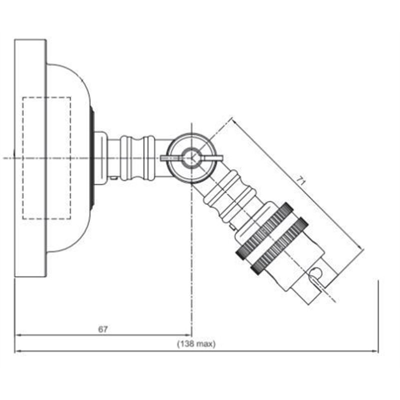 Tekna C LILLEY SPOT - LED (Lamp and driver inclusive) Deckenlampe