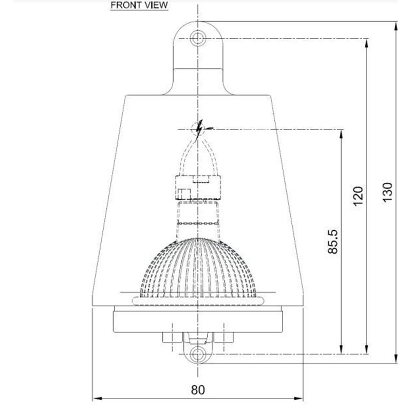 Tekna NAUTIC SPREADERLIGHT 12V - LED Wall lamp