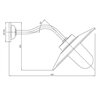 Tekna NAUTIC QUAY LIGHT 45° Wall lamp