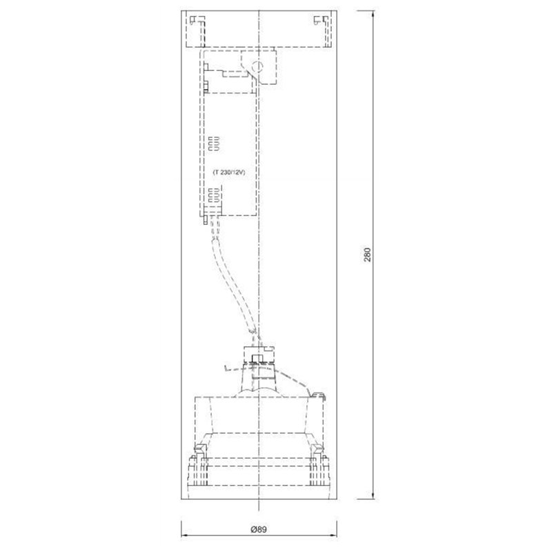 Tekna NAUTIC TUBE CEILING Ceiling lamp