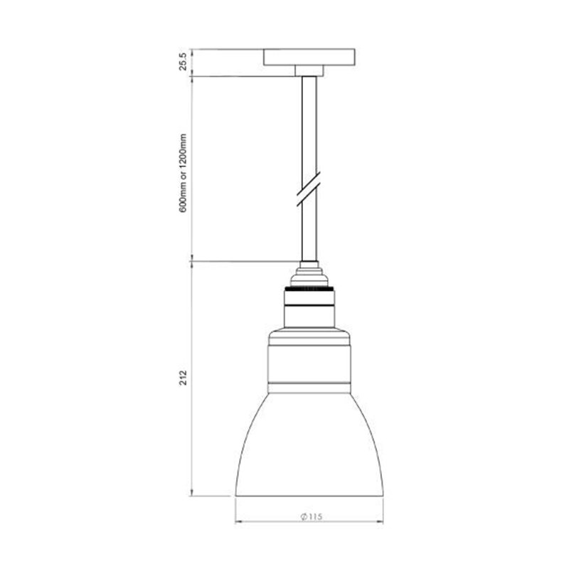 Tekna NAUTIC Loft 600mm Suspension lamp
