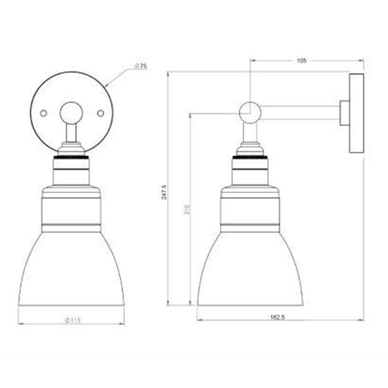 Tekna NAUTIC Loft Wall lamp