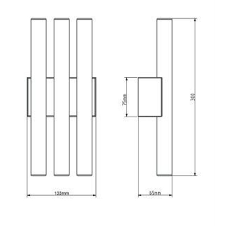 Tekna Phara Large Triple Wandlampe