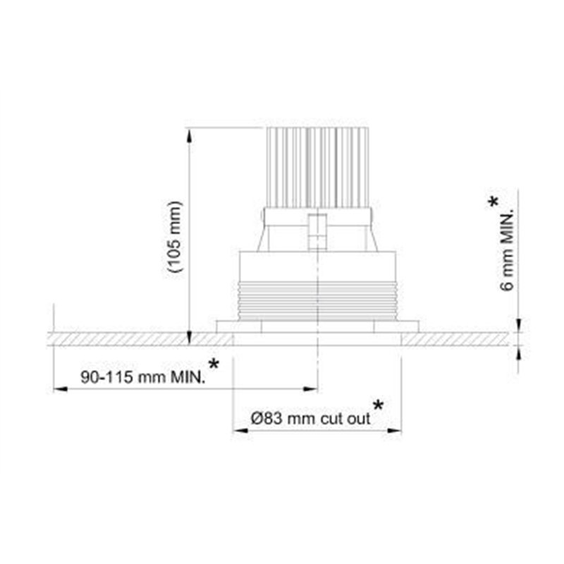 Tekna FLATSPOT 1 - TRIMLESS XICATO Recessed lamp