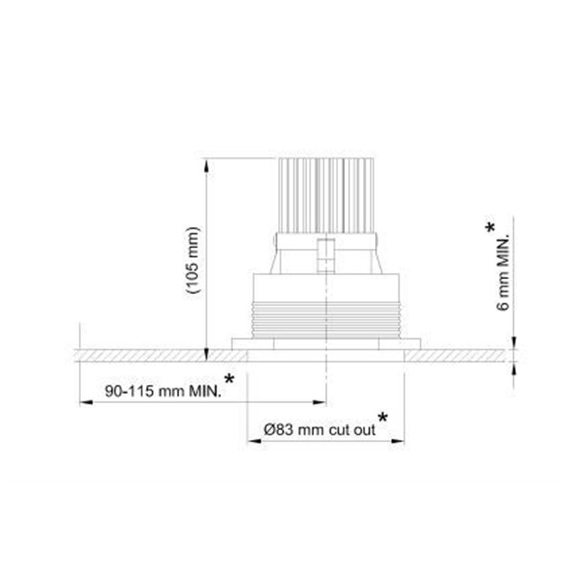 Tekna FLATSPOT 2 - TRIMLESS 12V LED Recessed lamp