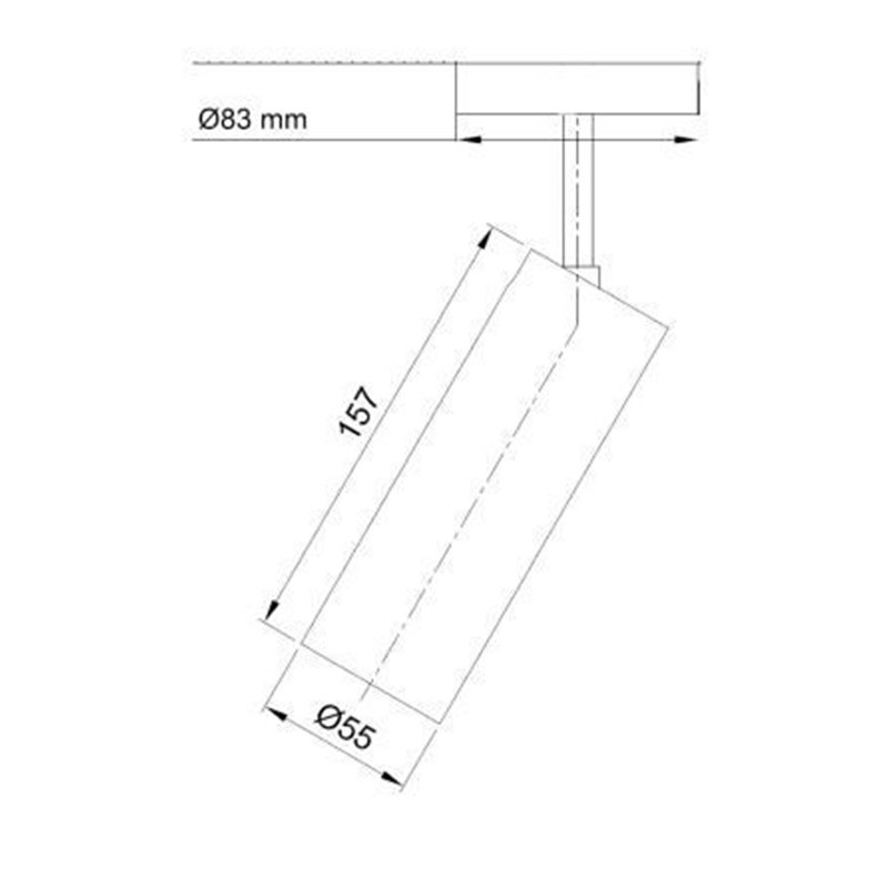 Tekna POT 6 - SURFACE MOUNTED GU10 Deckenlampe