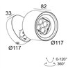 Delta Light FRAX S LINEAR H Bodenlampe / Wandlampe