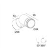 Delta Light SPIX M Wall lamp