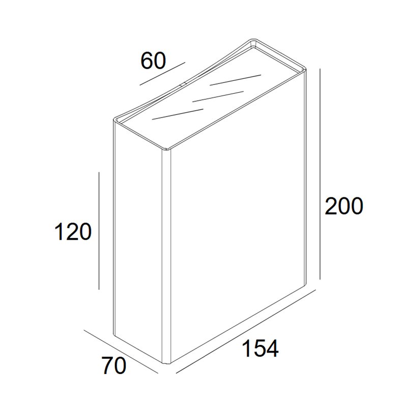 Delta Light Nocta Sq155 Down-Up Wfl wall lamp
