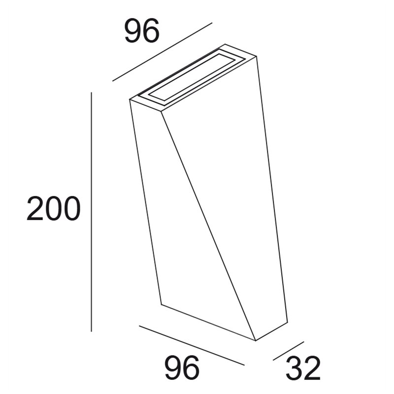 Delta Light Topix L X wall lamp