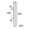 Delta Light HEDRA 39 W 40 DOWN-UP Wandlampe
