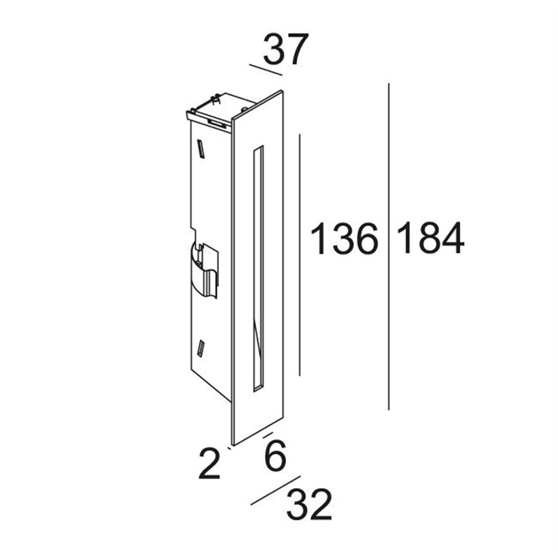 Delta Light INLET S HW Wall lamp