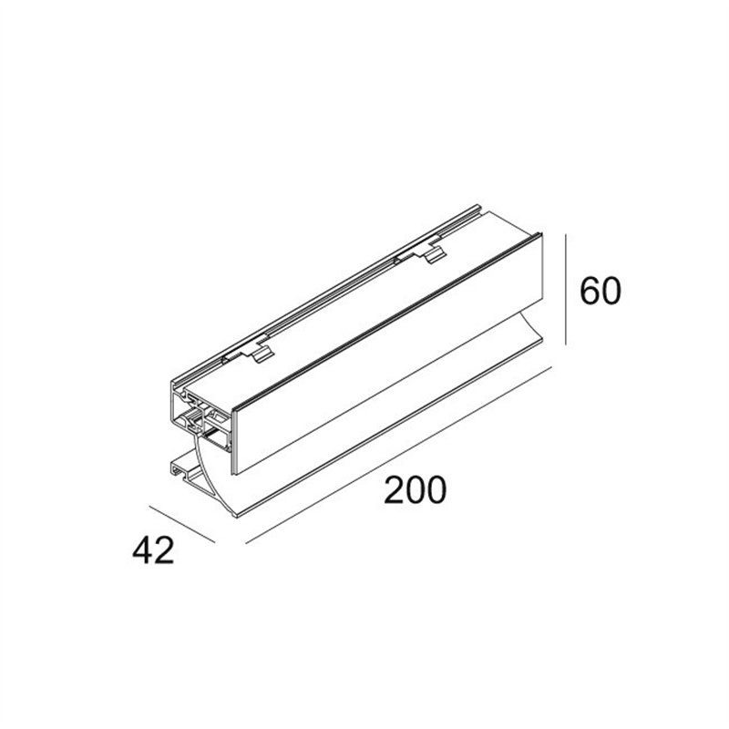 Delta Light INLET TRIMLESS L20 Wall lamp