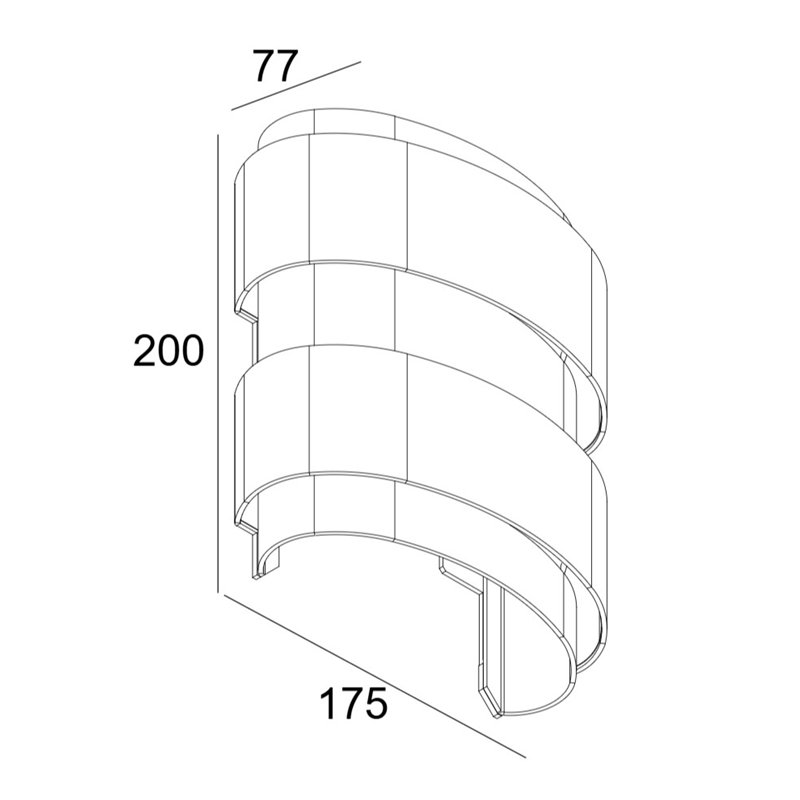 Delta Light Band-Oh! wall lamp