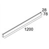 Delta Light Femtoline W Down-Up 1200 wall lamp