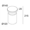 Delta Light BAZIL 121 Garden lamppost