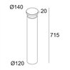 Delta Light BAZIL 126 Garden lamppost