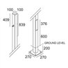 Delta Light POLESANO 4M - 22L BASE Garden lamppost