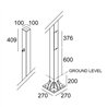 Delta Light POLESANO 6M - 1 BASE Garden lamppost