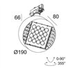 Delta Light FRAGMA 4X4 ADM DIM1P Schienenbeleuchtung