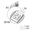 Delta Light FRAGMA M SUPERSPOT ADM DIM1P Schienenbeleuchtung