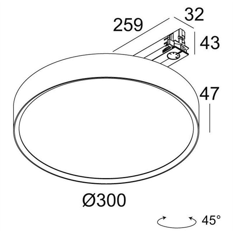 Delta Light MULTINOVA 30 PRISM ADM Schienenbeleuchtung