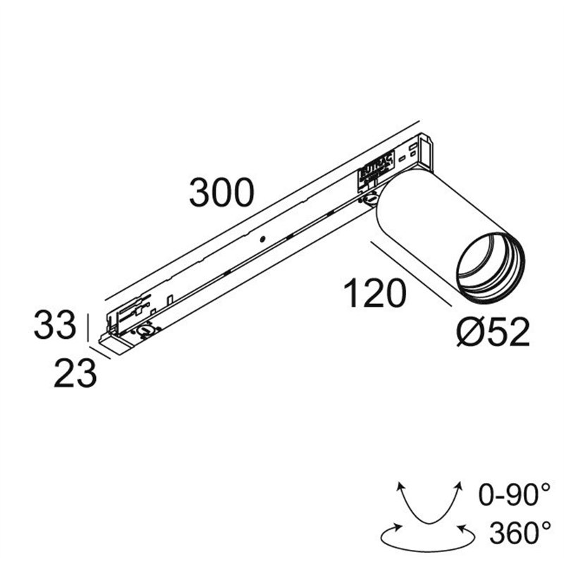 Delta Light SPY 52 ADM SLIM Track lighting