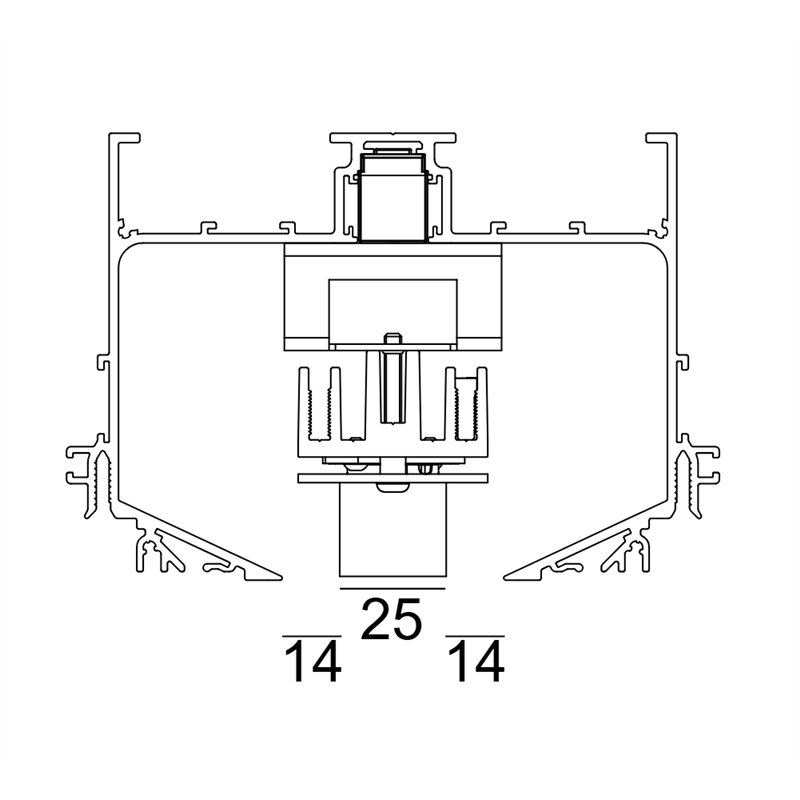 Delta Light M52 - 1 Led DIM5 Track lighting fixture