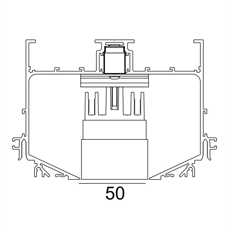 Delta Light M52 - 2 Led D MDL track lighting fixture