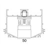 Delta Light M52 - 2 Led D DIM5 Track lighting fixture