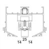 Delta Light M52 - 2 Led Ok DIM5 Track lighting fixture