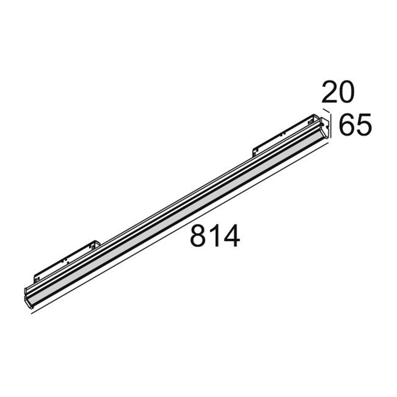 Delta Light M - Dot.Com Wallwash 08 DIM5 Track lighting fixture