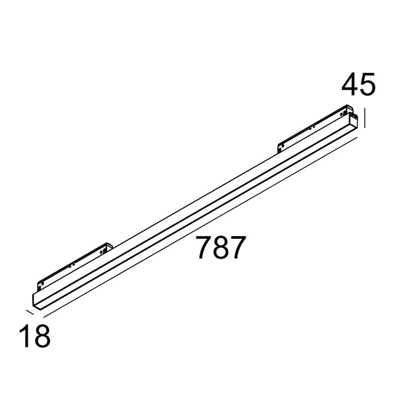 Delta Light M - Led Line He Soft 1 X 11,6W DIM5 Schienenbeleuchtung