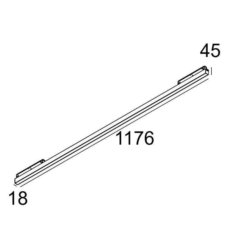 Delta Light M - Led Line He Soft 1 X 17,3W DIM5 Schienenbeleuchtung