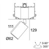 Delta Light M52 - Spy Focus MP DIM5 Track lighting fixture