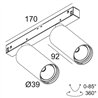 Delta Light M26L - SPY 392 DIM5 Track lighting fixture