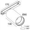 Delta Light M26L - SPY 66 TW DIM5 Schienenbeleuchtung