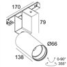 Delta Light M52 - Spy 66 TW DIM5 Schienenbeleuchtung