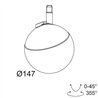 Delta Light M20/M26H - Tweeter BL DIM5 Track lighting fixture