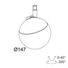 Delta Light M26L - Tweeter BL DIM5 Track lighting fixture