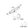 Delta Light M20/M26H - Spy 52 Wallwash MDL track lighting fixture