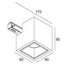 Delta Light M26L Boxy L A DIM5 Track lighting fixture