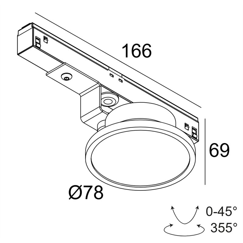 Delta Light M20/M26H - Haloscan Mp Soft 93014 Mdl Schienenbeleuchtung