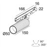 Delta Light M20/M26H - HEDRA L MDL Track lighting fixture