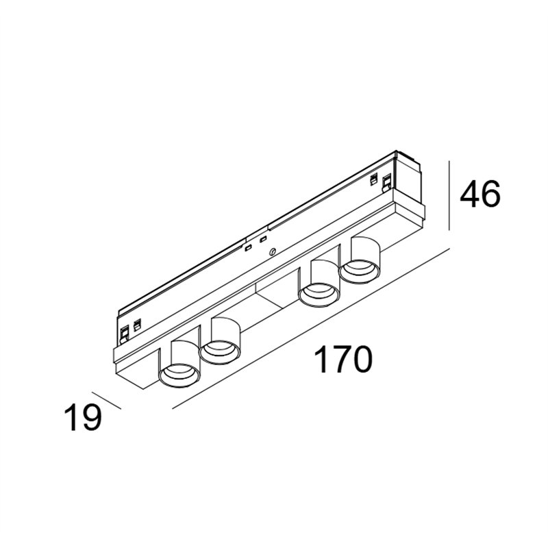 Delta Light M20/M26H - Jum-Oh! 4R DIM5 Track lighting fixture