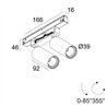 Delta Light M20/M26H - Spy 392 92720 Mdl Schienenbeleuchtung