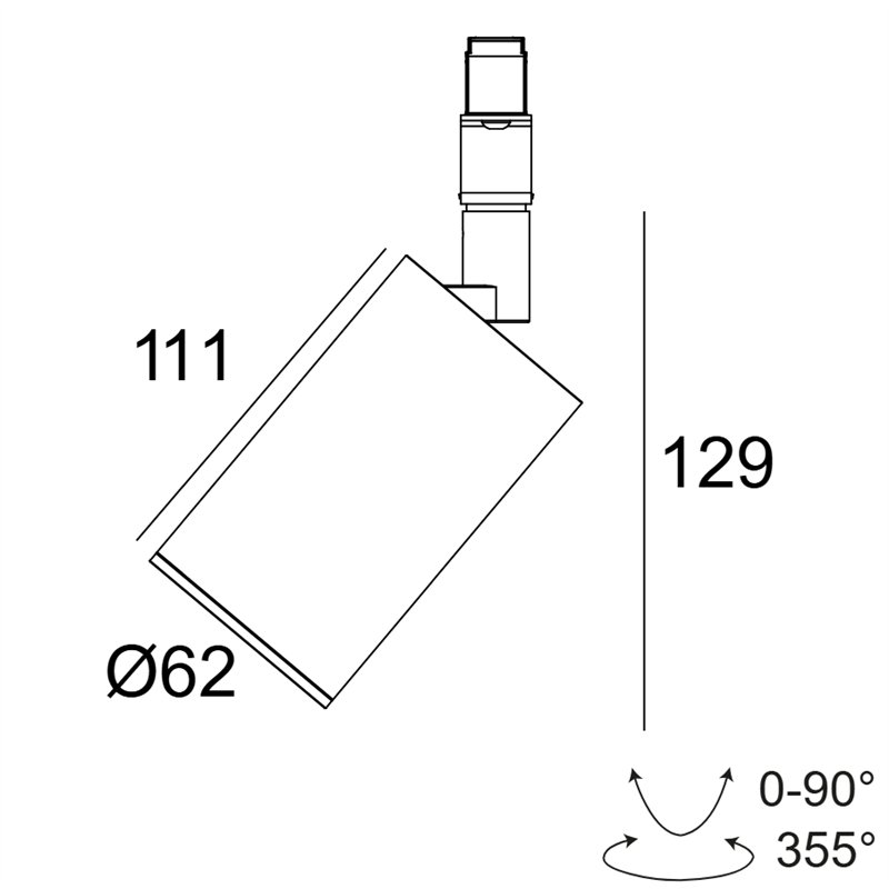 Delta Light M20/M26H - Spy Focus Mp 927 Mdl Schienenbeleuchtung
