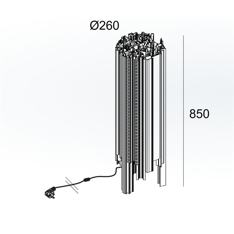 Delta Light High Profile F2 E27 floor lamp