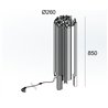 Delta Light High Profile F2 E27 floor lamp